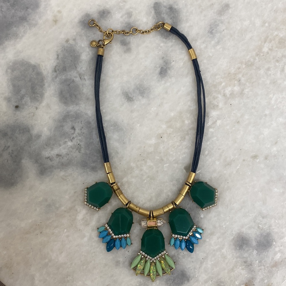 J. Crew Multicolor Statement Chunky Collar Neckla… - image 5